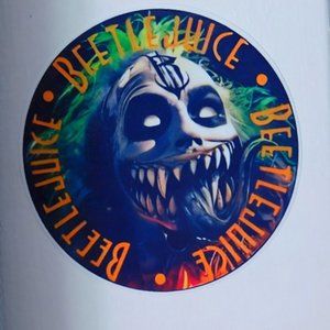 2for10$ bundle) Beetlejuice   ,  funny, stickers autocollant